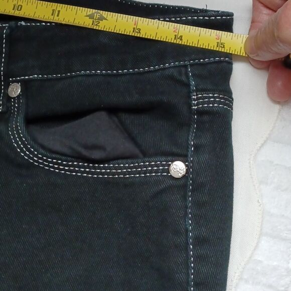 VANILLA SKY ‎ Ripped Blue Soft Skinny Jeans New  sz 7 - Picture 11 of 12